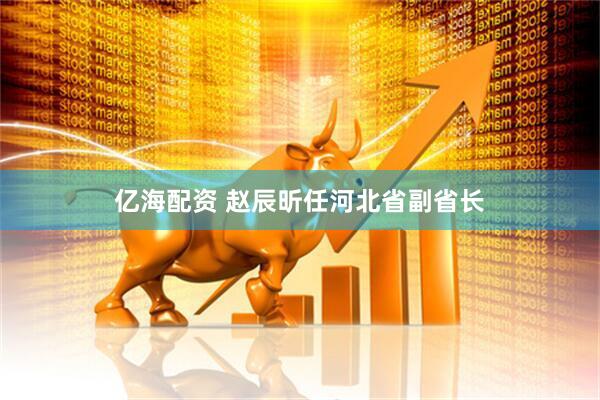 亿海配资 赵辰昕任河北省副省长