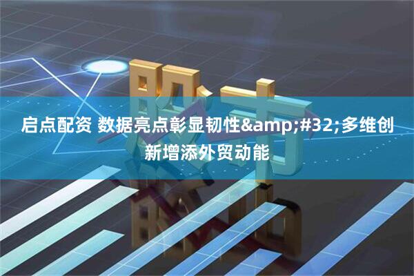 启点配资 数据亮点彰显韧性&#32;多维创新增添外贸动能